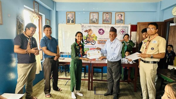 Girl Scout Cycle Training at Himalayan Glory Successfully Completed